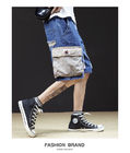 OEM ODM Vintage Washed Distressed Jeans Men'S Lightweight Cargo Shorts For Summer